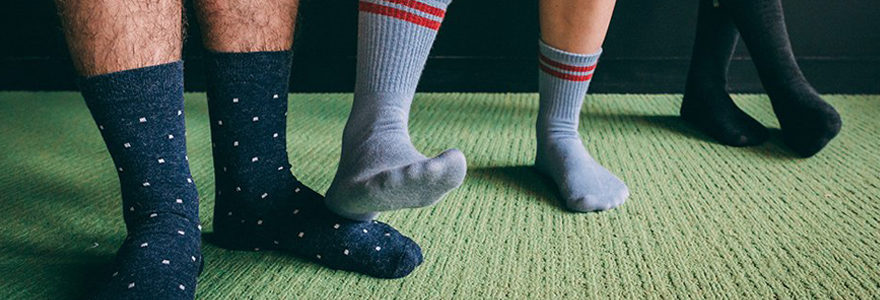 chaussettes de qualité pour hommes